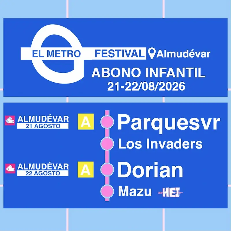 EL METRO FESTIVAL – ABONO INFANTIL
